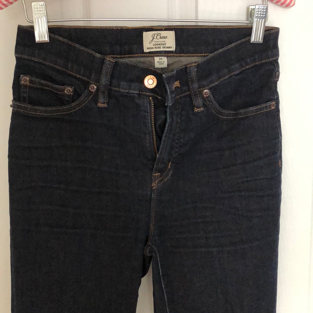 J. Crew Lookout High Rise Skinny size 26.